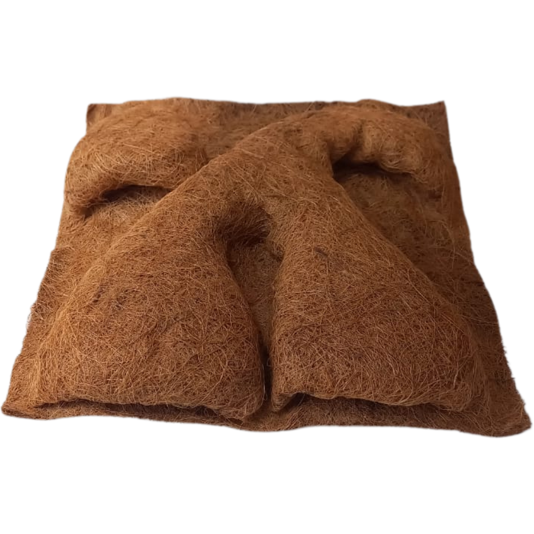 Panneau de fond en fibre de coco avec support pour plantes